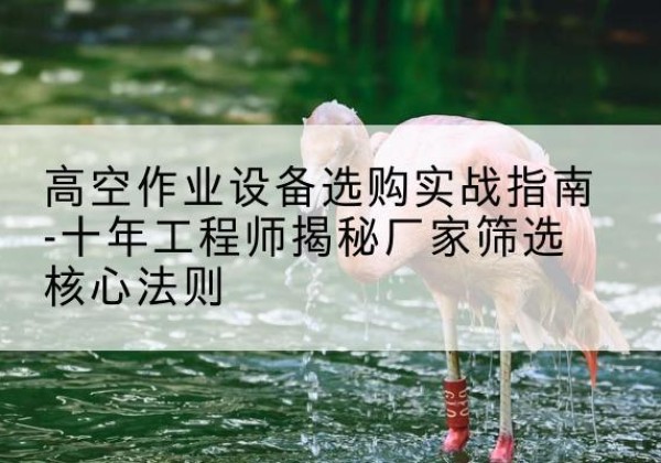 孟连剪叉式升降机厂家-高空作业设备选购实战指南-十年工程师揭秘厂家筛选核心法则